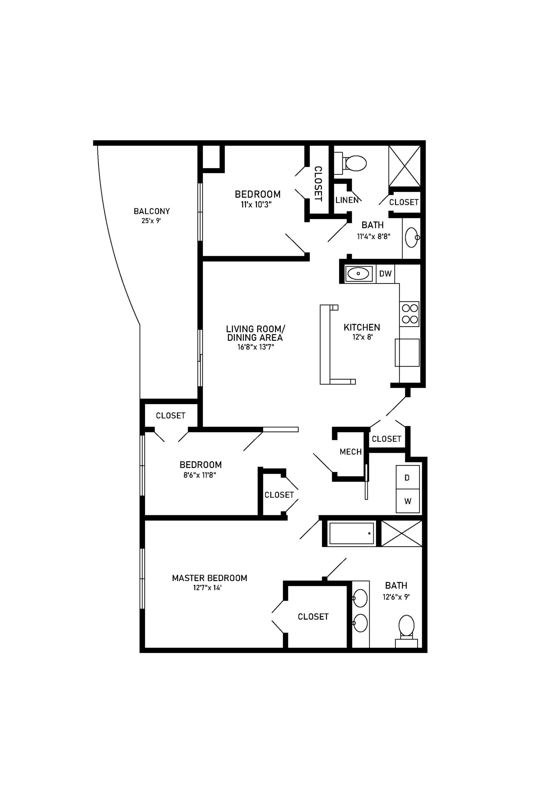 steamboat 3 bed 2 bath floor plan