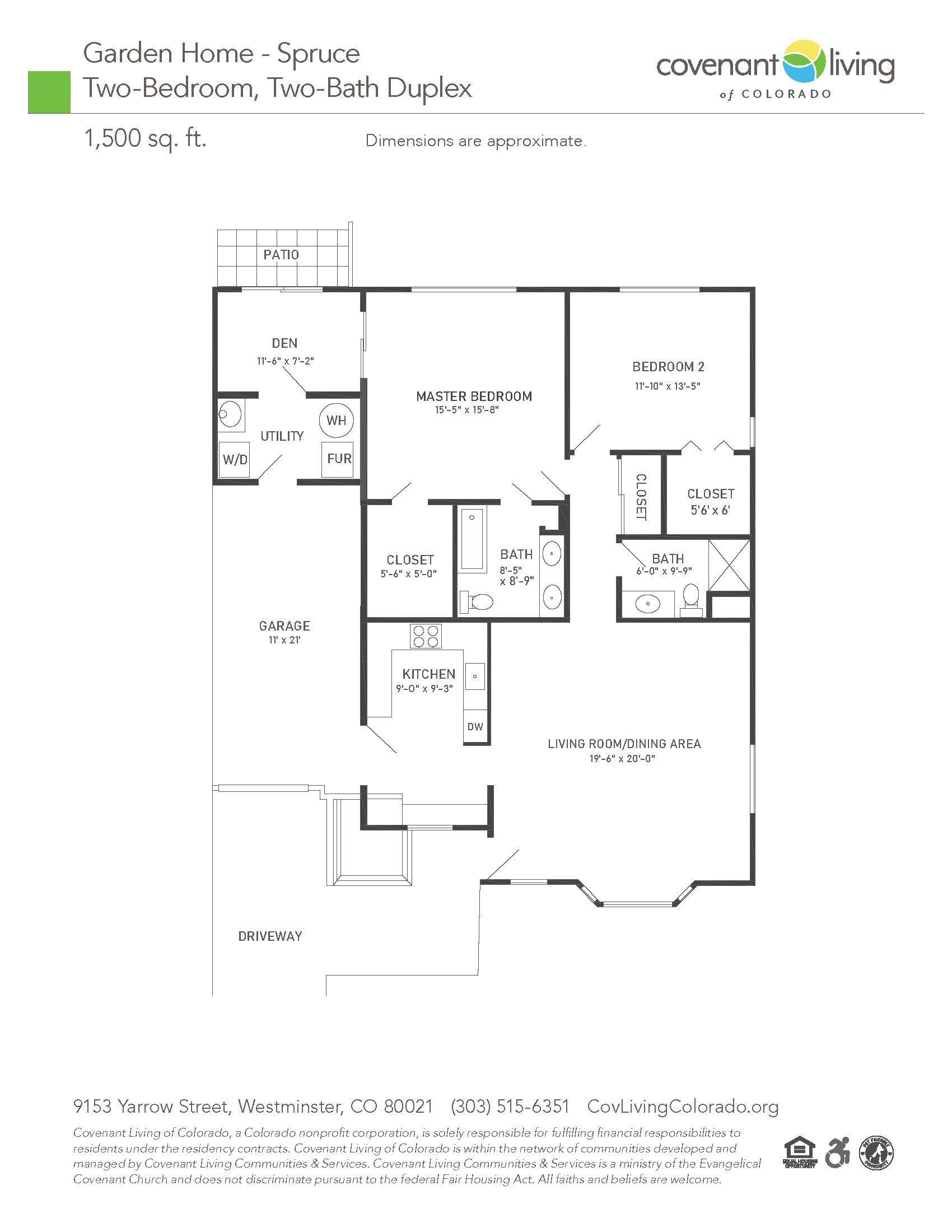 garden home floor plan