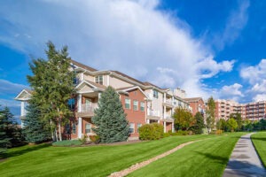 Exterior of residential living apartments