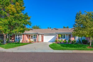 Exterior of residential living house